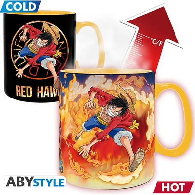 ONE PIECE Hrnek Luffy & Sabo 460 ml
