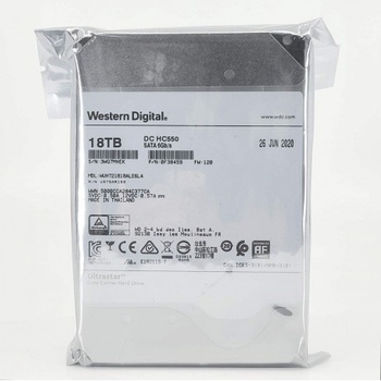 WD Ultrastar DC HC550 18TB, WUH721818ALE6L4 (0F38459)
