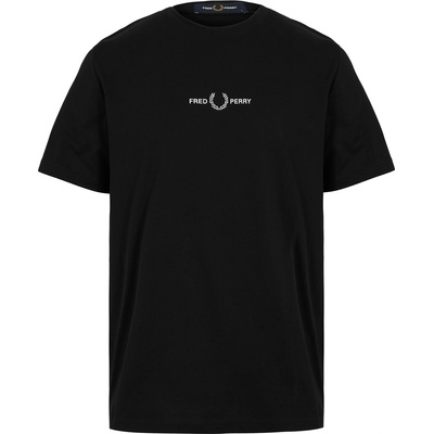 Fred Perry Тениска Fred Perry Embroidered Logo T Shirt - Black 102