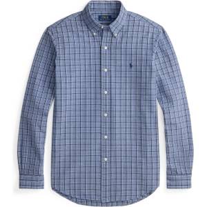 Ralph Lauren Риза с дълъг ръкав Polo Ralph Lauren Men's BrushOxf Long Sleeve Patterned Shirt - Blue Heather