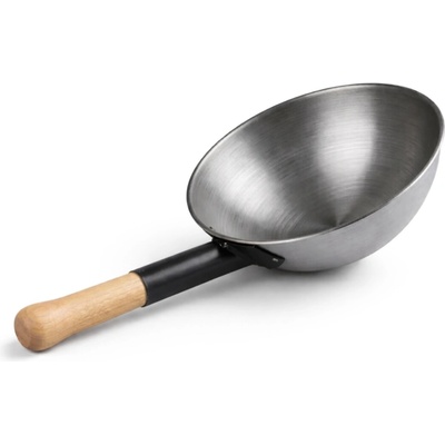 Gastrokuchyne Wok panvica 30 cm drevená rukoväť 25 cm