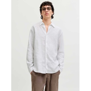 JACK & JONES Риза jprblalawrence linen ls shirt sn