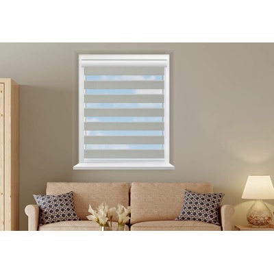 Rolux Vnitřní látková roleta den a noc BH3404, 40 x 90 cm Šedá