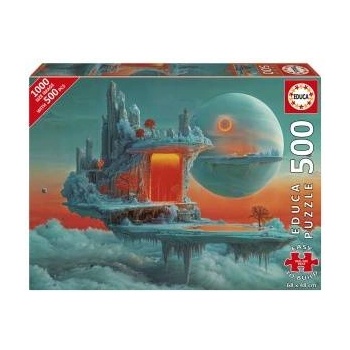 Educa Puzzle 500 pieces. Planet of fire and ice