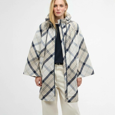 Dámská tartanová pelerína Barbour Kinsale Tartan Showerproof Cape