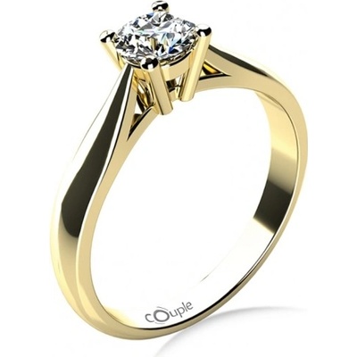 Couple zásnubní prsten Rose žluté zlato a zirkon 585 68 1 4012.0Z00.0.56.001