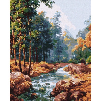 Ideyka Maľovanie podľa čísel Karpatské povodie Sergey Lobach 40 x 50 cm