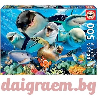 Educa Пъзел educa 17647 - 500 части - Слефи под водата (edu17647)