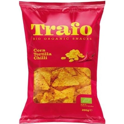 TRAFO Bio Tortilla chipsy s příchutí chilli 200 g