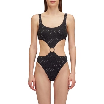 SUNDEK Бански костюм Sundek One-piece with capri rhinestones swimsuit - Black (Black)