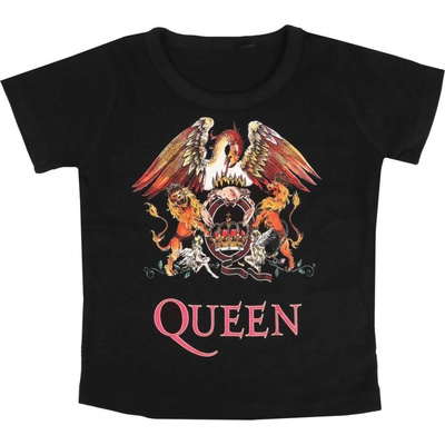 Metal-kids tričko metal Queen čierna