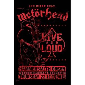 NNM постер Motörhead - Live and loud - GBYDCO170