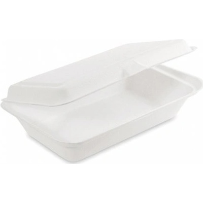 Menu box 1 sekce 1000ml - 25x16cm (50ks) z cukrové třtiny Wimex