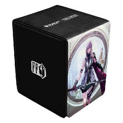 Кутия за карти Ultra Pro - Magic The Gathering: Final Fantasy - Lightning, Army of One Alcove Flip Deck Box (100+ бр. ) (REM38493)