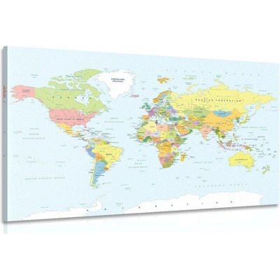 Obraz klasická mapa - 60x40