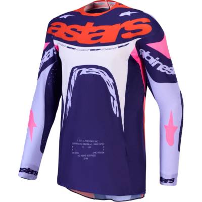 Alpinestars Supertech Dyna svetlo fialová/modrá/ružová/biela