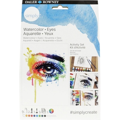 Daler Rowney Simply Opaque Watercolour Activity Set Sada akvarelových farieb 9 x 12 ml