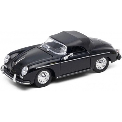 Welly Porsche 356A Speedster Čierna 1:24