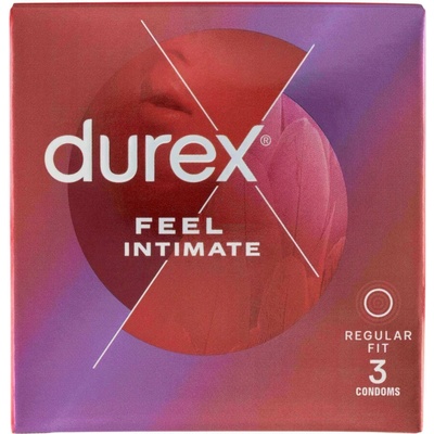 Durex Feel Intimate - тънки презервативи (3бр)