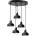 Keter Lighting Пендел HEBE 5xE27/60W/230V черен (KE0186)