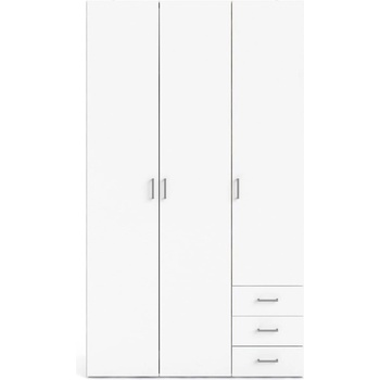 Tvilum Бял гардероб 116x200 cm Space - Tvilum (70409P4949)