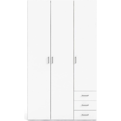 Tvilum Бял гардероб 116x200 cm Space - Tvilum (70409P4949)