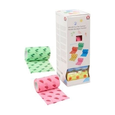 Fun-Flex Obinadlo elast. 10 cm x 4,5 m Summer mix 10 ks