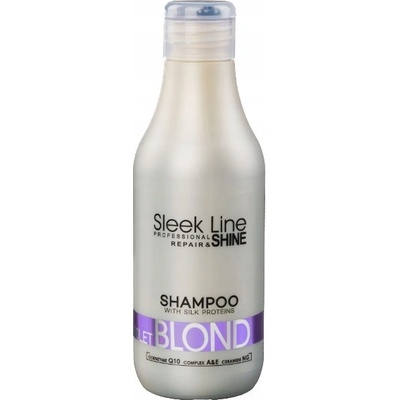 Stapiz Sleek Line Blond Shampoo šampón na poškodené farbené vlasy 300 ml