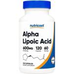 Nutricost Alpha Lipoic Acid, 600 mg, 120 капсули, Nutricost (71666 (049201) NC)