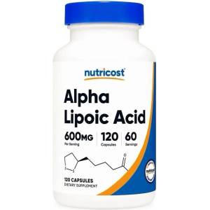 Nutricost Alpha Lipoic Acid, 600 mg, 120 капсули, Nutricost (71666 (049201) NC)