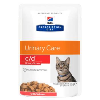 Hill's Hills Prescription Diet c/d Urinary Stress Chicken - Пауч за котки срадащи от идиопатичен цистит и за профилактика на уролити