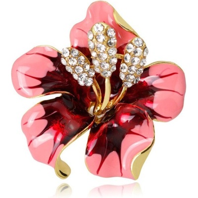 Amparo Miranda brošňa Flower BP0007 Rose Red