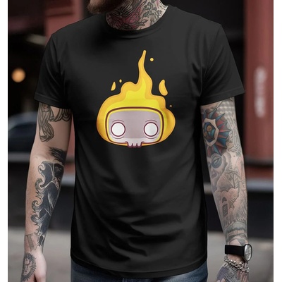 Bullshirt.sk pánske tričko Burn čierne