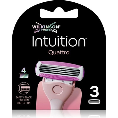 Wilkinson Sword Intuition Quattro сменяеми глави 3 бр
