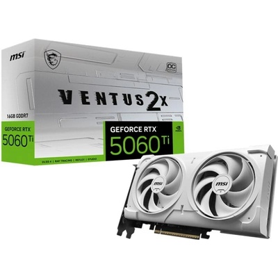 MSI GeForce RTX 5060 Ti 16G VENTUS 2X OC WHITE PLUS