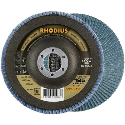 Rhodius Vějířovitý brusný kotouč 125 x 22.23 mm 210484