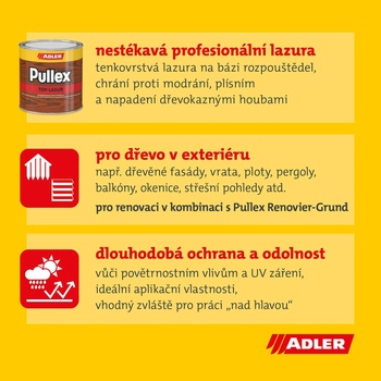 ADLER Česko Pullex Top Lasur 4,5 l ořech