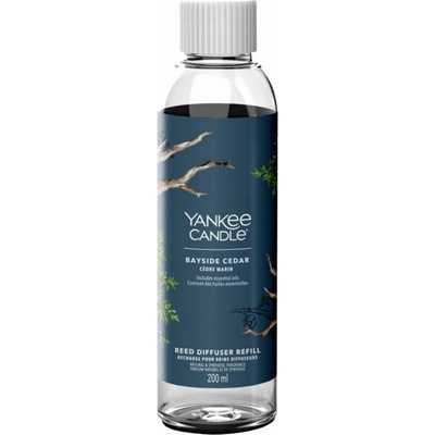 Yankee Candle Náhradní náplň do aroma difuzéru Signature Bayside Cedar Reed 200 ml – Zboží Dáma