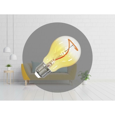 NEDES ZSF106 LED dekoratívna žiarovka Filament SHAPE YELLOW E27, 4W, 1800K, 100lm, jemne žltá