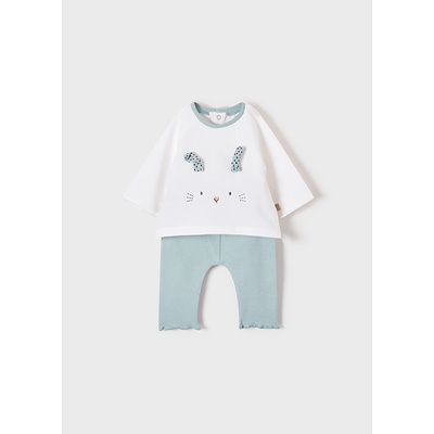 Mayoral Set trika a legínek KRÁLÍČEK mint NEWBORN bílé triko – Zboží Dáma