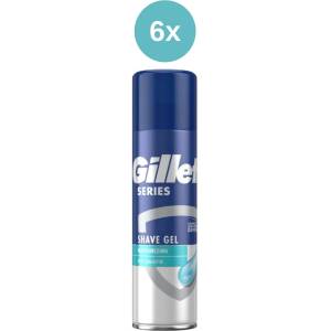 Gillette Series Хидратиращ гел за бръснене 6x200 мл