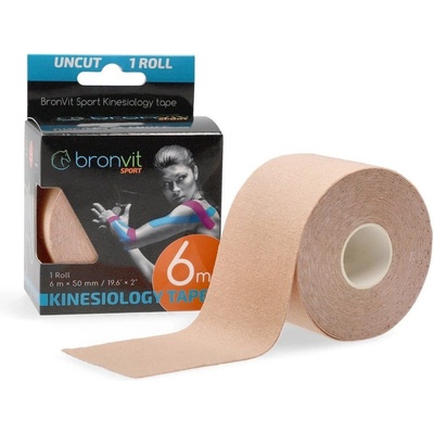 BronVit Sport Kinesio Tape classic 5 cm x 6m Цвят: бежов