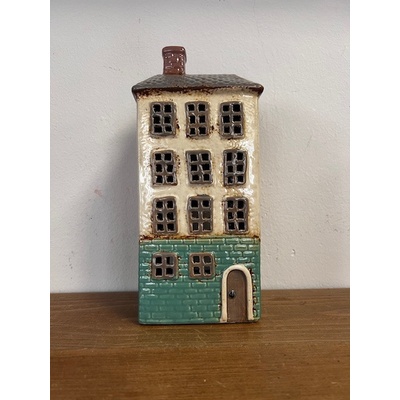 Keramický domeček na čajovou svíčku 11x24cm 3