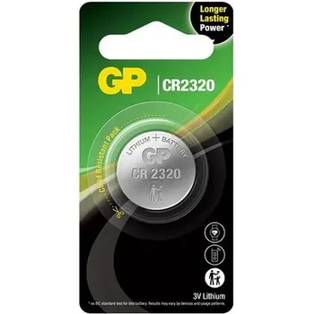 GP Batteries Литиева бутонна батерия gp cr-2320 3v 1 бр. в блистер /цена за 1 бр. / (gp-bl-cr2320-cpu1)