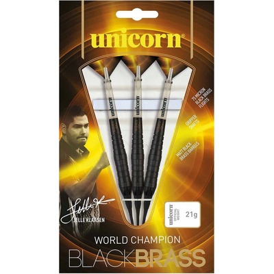 Unicorn Black Brass - Jelle Klaasen Soft Tip 3 ks