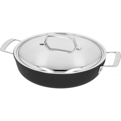 Demeyere Pánev z nerezové oceli s víkem s nepřilnavým povrchem INDUCTION 28 cm