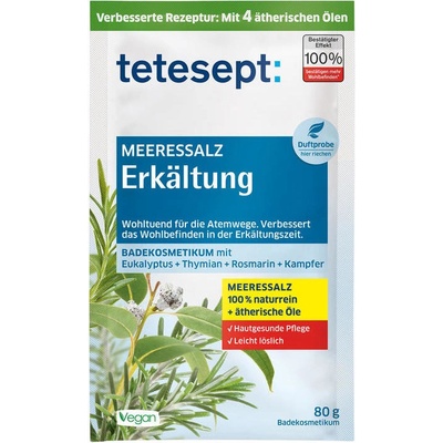 Tetesept morská soľ Nachladnutie 80 g