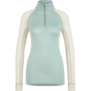Stoic Дамско мериносово термобельо Stoic Women's Merino240 BengtSt. Half Zip Merino base layer - Iceberg Green / Stone Grey (115-2393-0313)