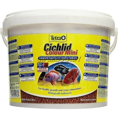 Tetra Cichlid Color Mini - Пълноценна храна за всички малки цихлиди, 10 литра