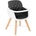 KikkaBoo Стол за хранене 2в1 Woody Black (31004010130)